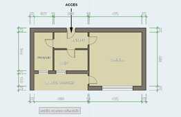 Apartament cochet 1 camera, decomandat, 38 mp utili, zona Boul Rosu