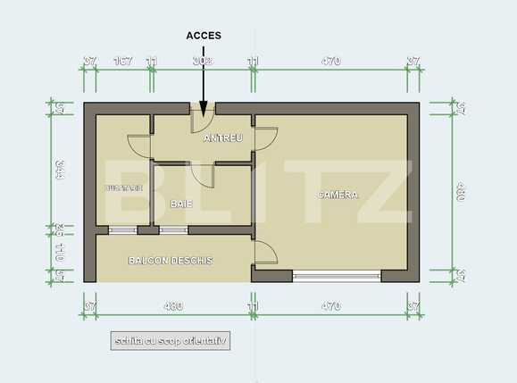 Garsonieră de vânzare Boul Rosu - 81044AV | BLITZ Arad | Poza11