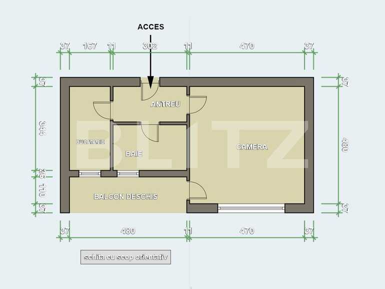 Garsonieră de vânzare Boul Rosu - 81044AV | BLITZ Arad | Poza1