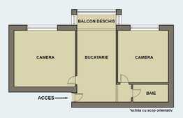 Apartament cochet 2 camere, decomandat, 68 mp utili, Micalaca, zona 300