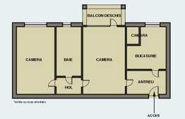 Locatia face diferenta! Apartament 2 camere, renovat, 55 mp, zona Bancilor