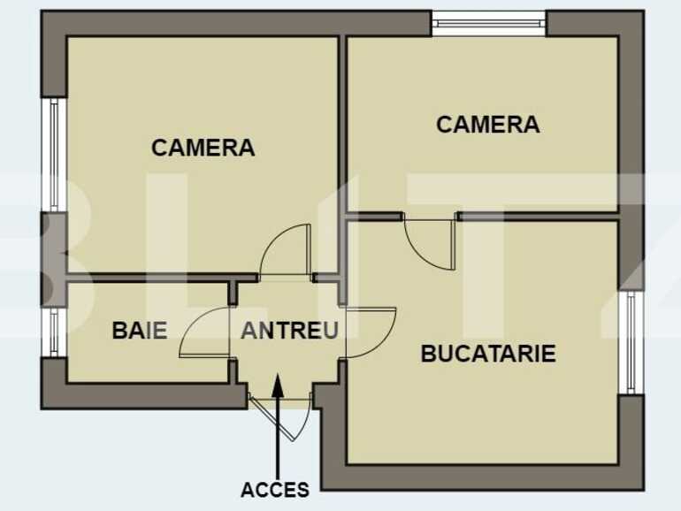 Apartament de vânzare 2 camere UTA - 84583AV | BLITZ Arad | Poza1