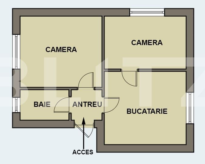 Apartament de vânzare 2 camere UTA - 84583AV | BLITZ Arad | Poza1