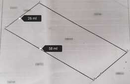 Urgent! Teren 1500 mp, front stradal 26 ml, Gradiste