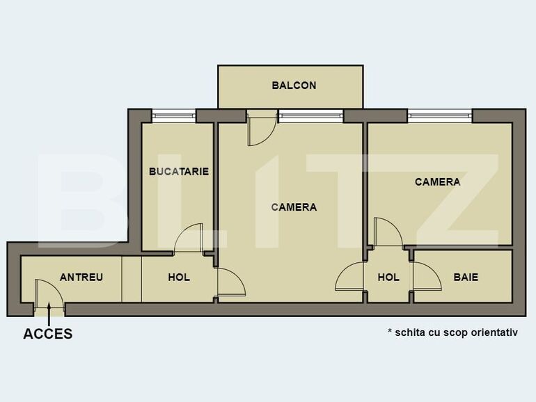 Apartament de vânzare 2 camere Romanilor - 95343AV | BLITZ Arad | Poza1