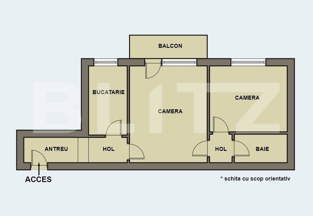 Apartament de vânzare 2 camere Romanilor - 95343AV | BLITZ Arad | Poza1