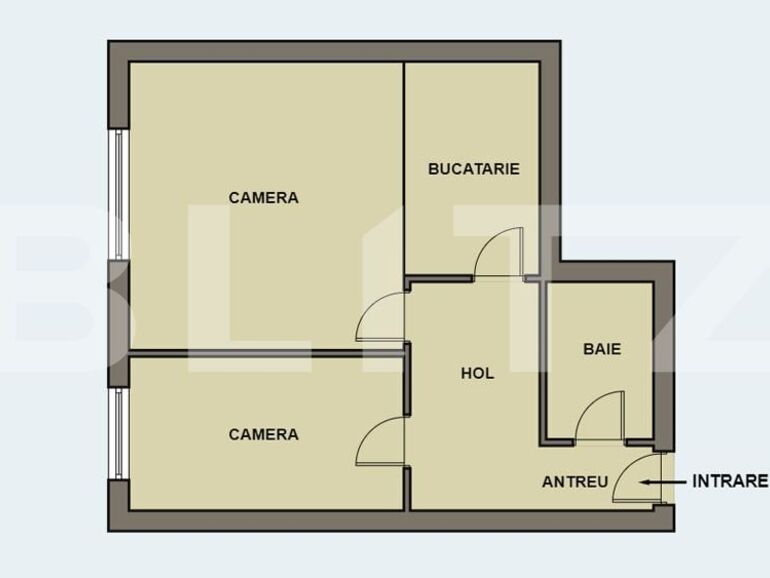 Apartament de vânzare 2 camere Alfa - 97047AV | BLITZ Arad | Poza1