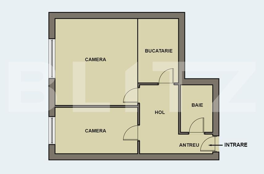 Apartament de vânzare 2 camere Alfa - 97047AV | BLITZ Arad | Poza1