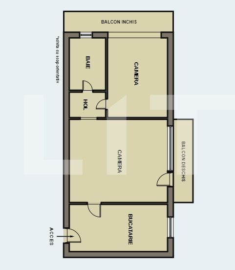 Apartament de vânzare 2 camere Bancilor - 97134AV | BLITZ Arad | Poza1