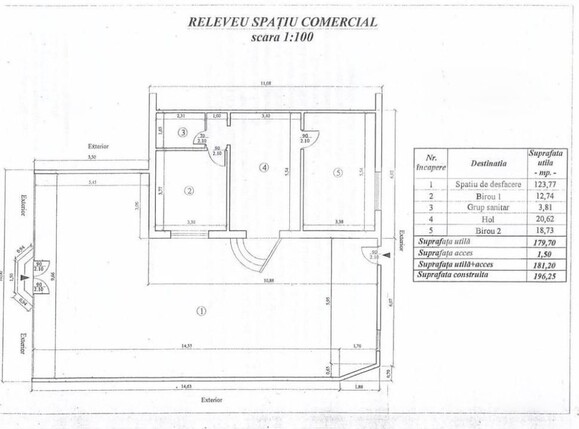 Spațiu comercial de închiriat Ștefan cel Mare - 158606SIC | BLITZ Bacău | Poza1