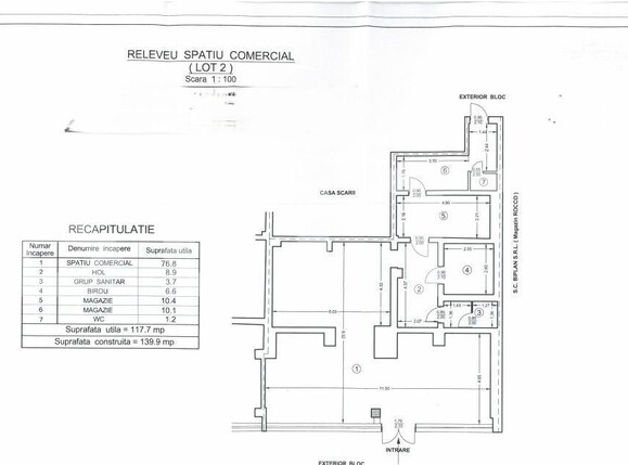 Spațiu comercial de închiriat Central - 159089SIC | BLITZ Bacău | Poza3