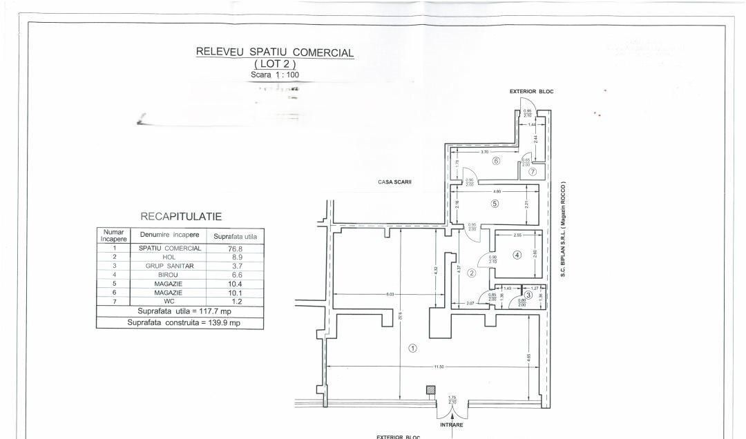 Spațiu comercial de închiriat Central - 159089SIC | BLITZ Bacău | Poza3