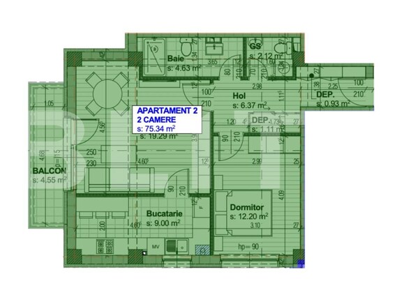 Apartament de vânzare 2 camere Central - 159110AV | BLITZ Bacău | Poza1