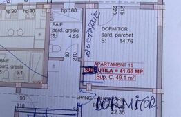 Apartament de vanzare, cu 2 camere, 42 mp, zona Garii
