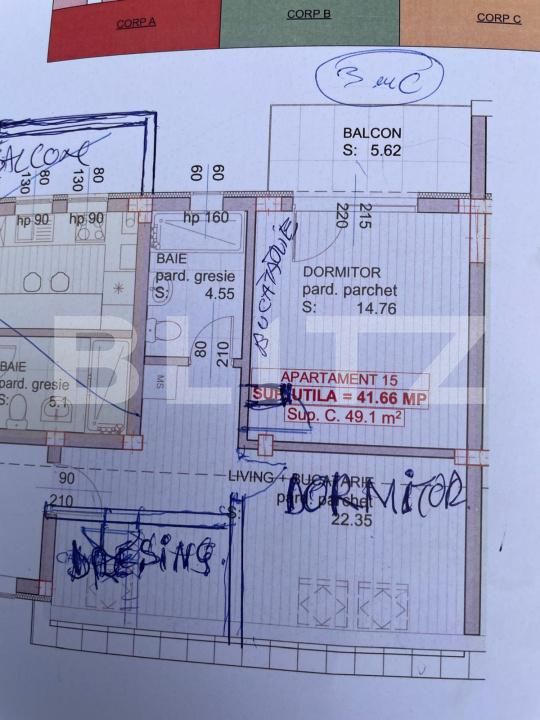 Apartament de vânzare 2 camere Garii - 176638AV | BLITZ Baia Mare | Poza2