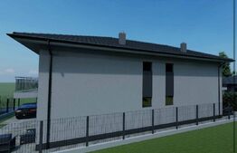 Duplex de vanzare, 124 mp, la rosu 