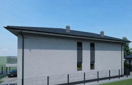 Duplex de vanzare, 124 mp, la rosu 