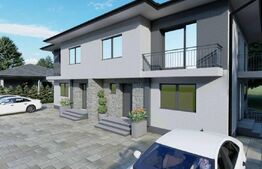 Duplex de vanzare, 124 mp, la rosu sau semifinisat