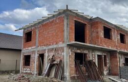 Duplex de vanzare, 124 mp, la rosu sau semifinisat