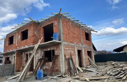 Duplex de vanzare, 124 mp, la rosu sau semifinisat