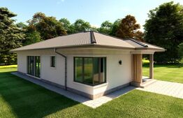 Casă nouă, parter – 100 mp utili | finisată la cheie | teren cu curte amenajată