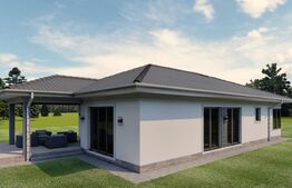 Casă nouă, parter – 100 mp utili | finisată la cheie | teren cu curte amenajată