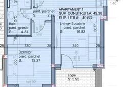 Apartament 3 camere, 58 mp, zona Independentei 