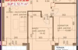 BLITZ | 3 Camere Semifinisate Premium | Lift & Videointerfon | Clădire Nouă