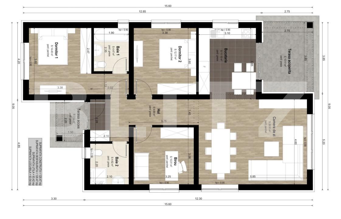 Casa de vânzare 4 camere Exterior Est - 184201CV | BLITZ Baia Mare | Poza3