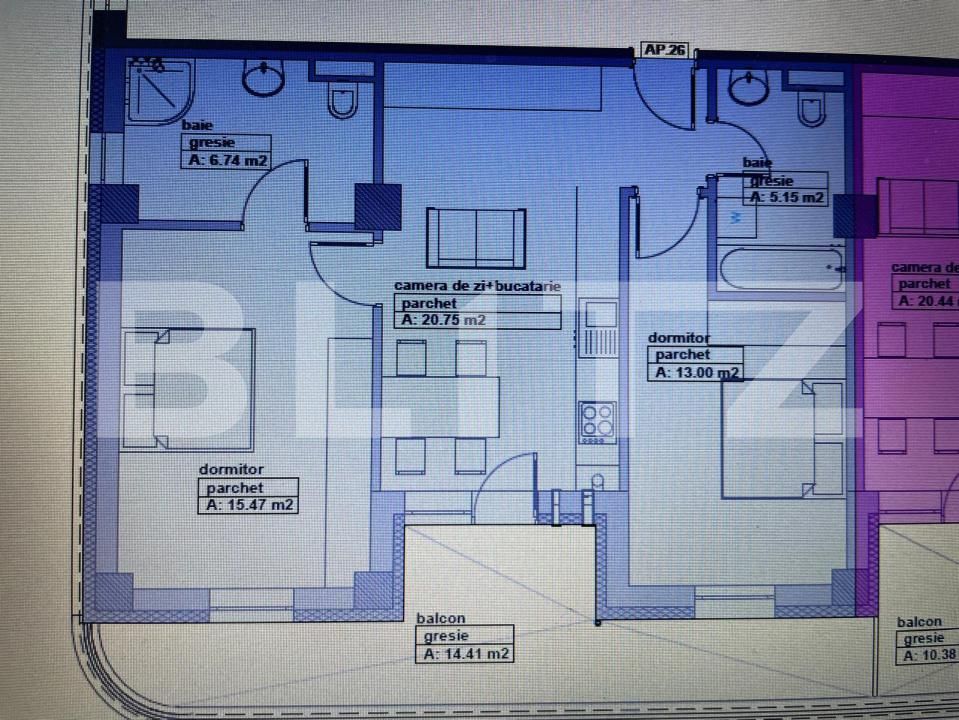Apartament de vânzare 2 camere Republicii - 184719AV | BLITZ Baia Mare | Poza4