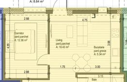 Apartament 2 camere, 42 mp, zona Centrul Vechi