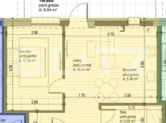 Apartament de vânzare 2 camere Central - 186163AV | BLITZ Baia Mare | Poza3