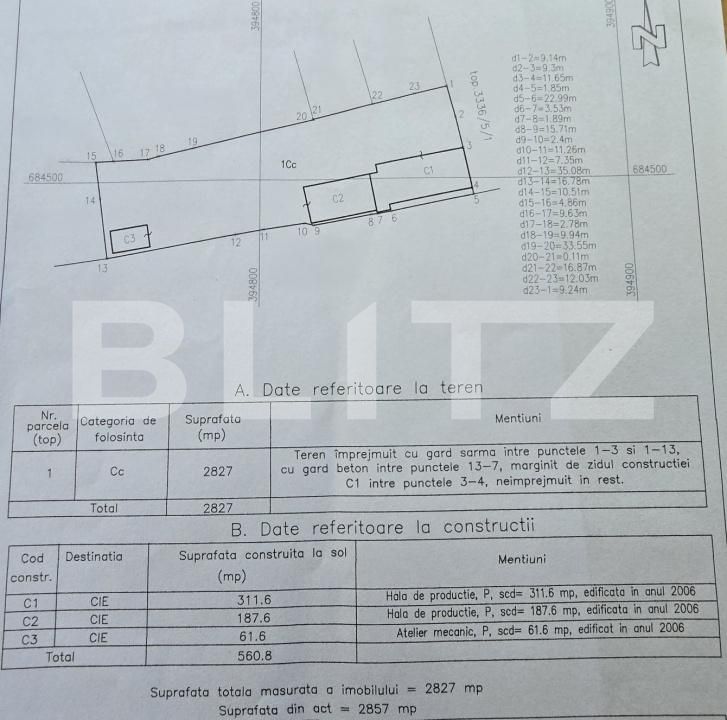 Spațiu industrial de vânzare Orasul Vechi - 186249SVI | BLITZ Baia Mare | Poza14