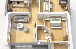Apartament 2 camere, 65.28 mp, zona Vest FINISAT!