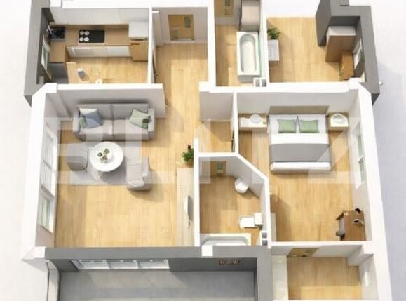 Apartament de vânzare 2 camere Vest - 188310AV | BLITZ Baia Mare | Poza3