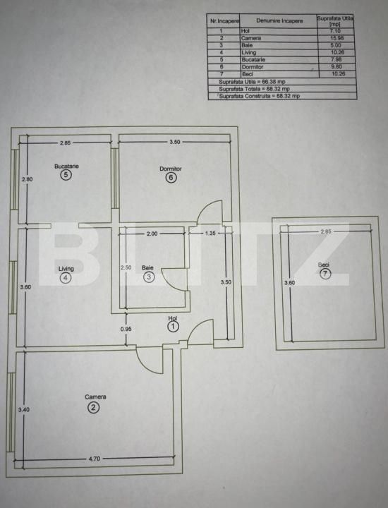 Apartament de vânzare 3 camere Bogdan Voda - 188554AV | BLITZ Baia Mare | Poza14