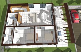 Casă Individuală Modernă – Panoramă Spectaculoasă spre Oraș și Munte