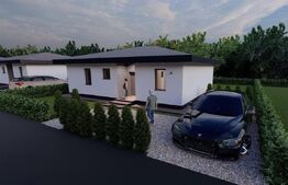 Casă cu teren 550 mp, disponibilă la roșu, semifinisat sau finisat