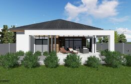 Teren intravilan 868mp, autorizatie si proiect casa
