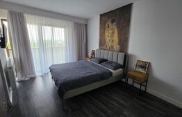 Etaj vilă, 2 dormitoare, 100 mp, terasă, grădină 700 mp și 2 parcări, zona Nord