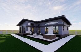 Casă la roșu, parter 130 mp + 1000 mp teren – Săcălășeni, zonă centrală
