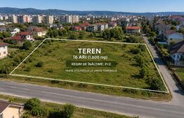 Teren 1.600 mp, P+2, ideal pentru dezvoltare imobiliară, zona Lămâiței