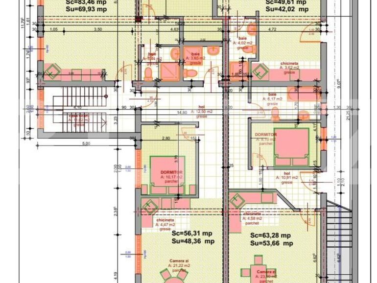 Apartament de vânzare 2 camere Decebal - 100173AV | BLITZ Bistriţa | Poza1