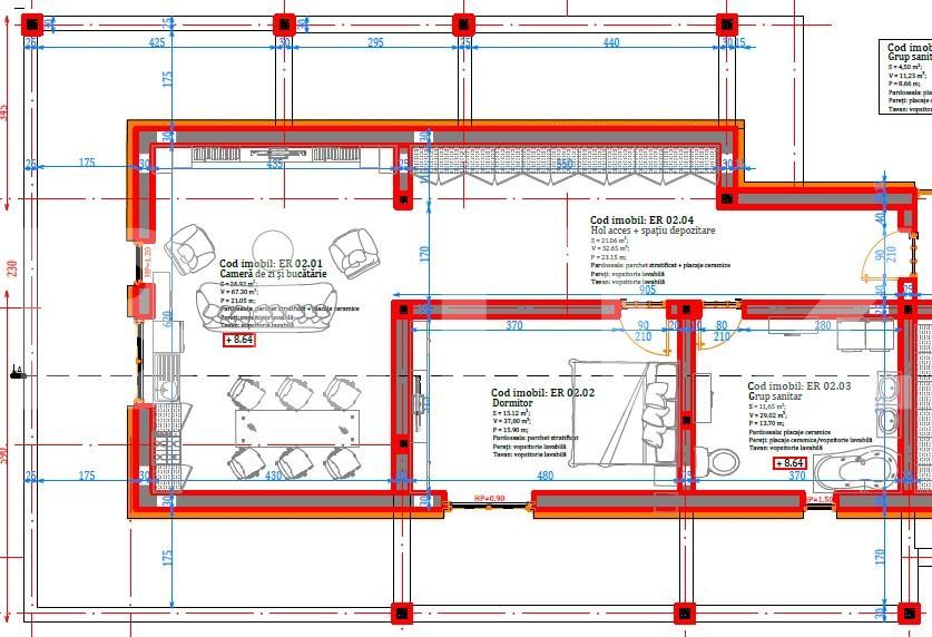Apartament de vânzare 2 camere Centura - 103832AV | BLITZ Bistriţa | Poza1
