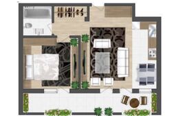 Apartament 2 camere finisat, 50 mp, bloc nou, Independentei