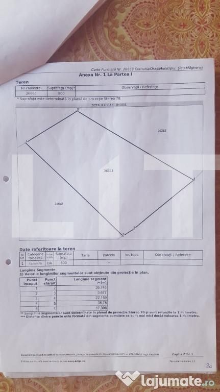 Teren de vânzare Viișoara - 107454TV | BLITZ Bistriţa | Poza1