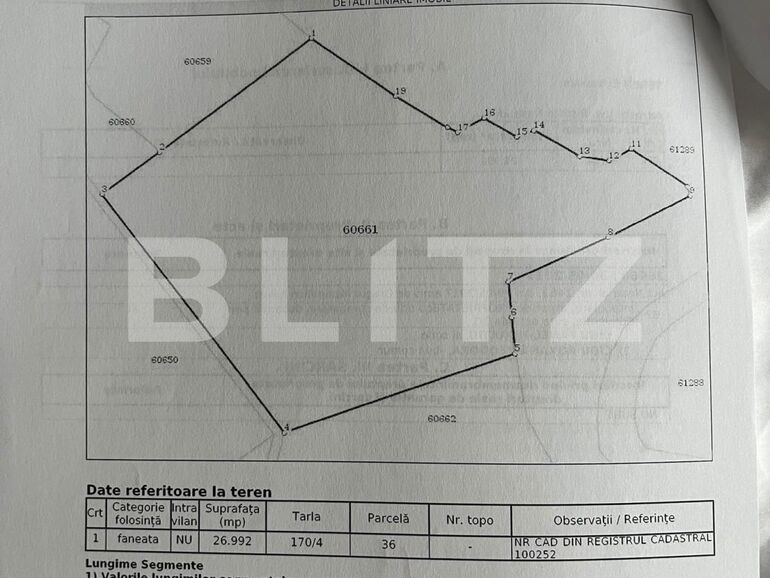 Teren de vânzare Centura - 112343TV | BLITZ Bistriţa | Poza1