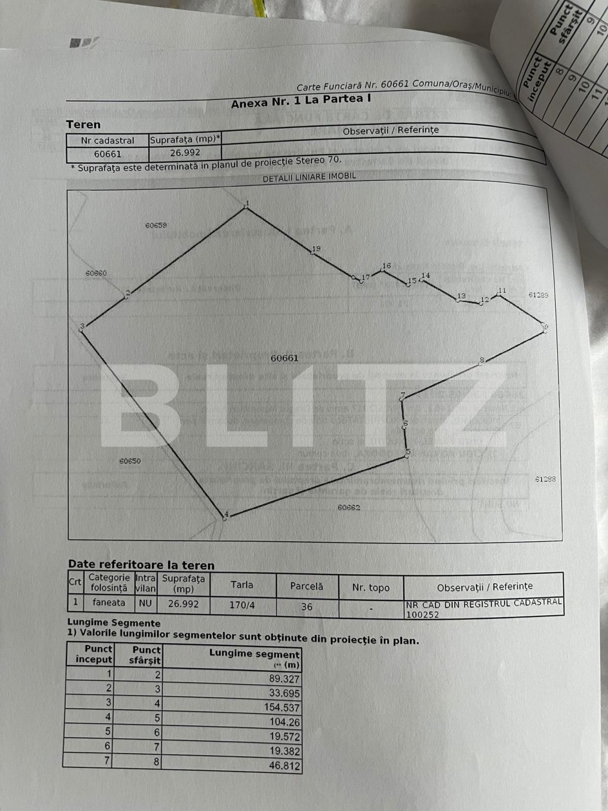 Teren de vânzare Centura - 112343TV | BLITZ Bistriţa | Poza1