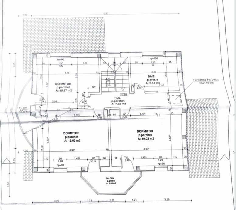 Casă semifinisată, 214 mp utili, teren cu 800 mp