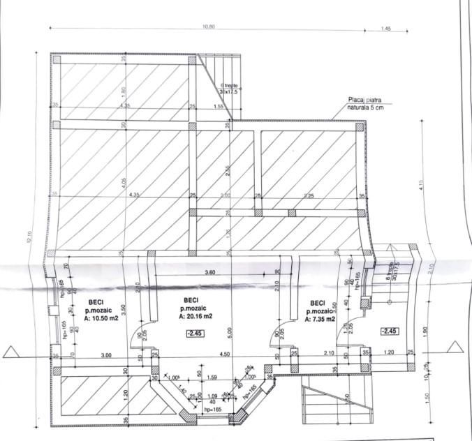 Casă semifinisată, 214 mp utili, teren cu 800 mp